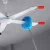 Flexible Cleaning Duster with Extension Pole Reusable Design Ceiling Fan Duster Multi-purpose Dusting Tool