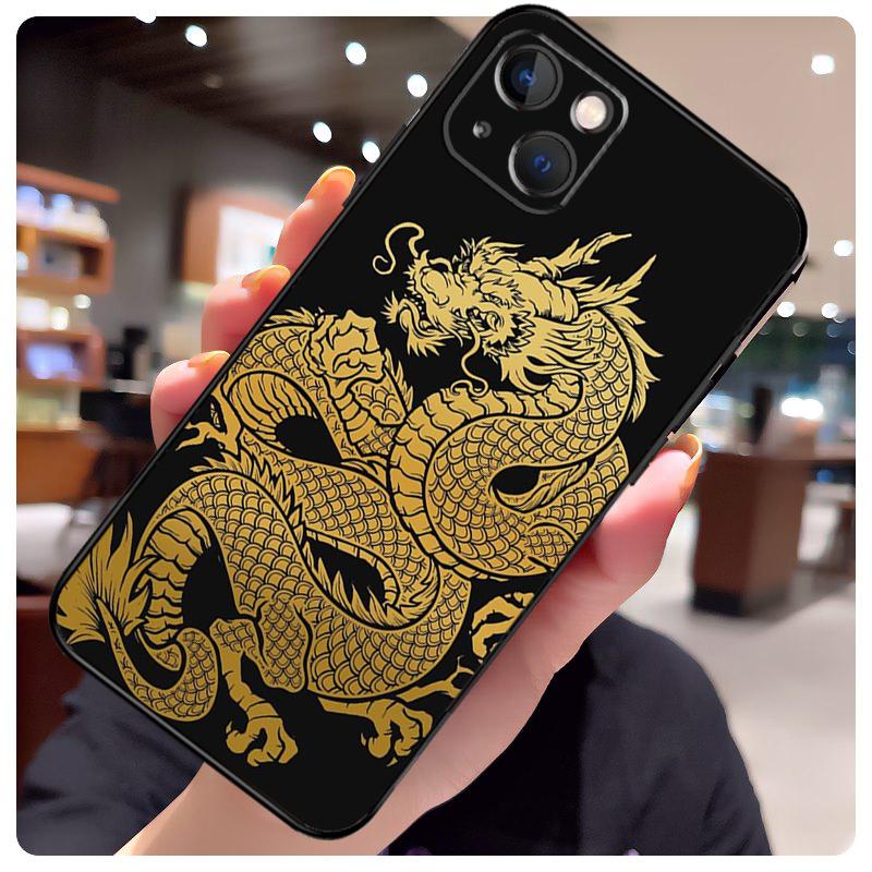 Чехол с китайским драконом для iPhone 16 Pro Max 14 13 12 11 15 17 Pro Max mini 15 16 Plus 16e 17 Air Чехол для телефона
