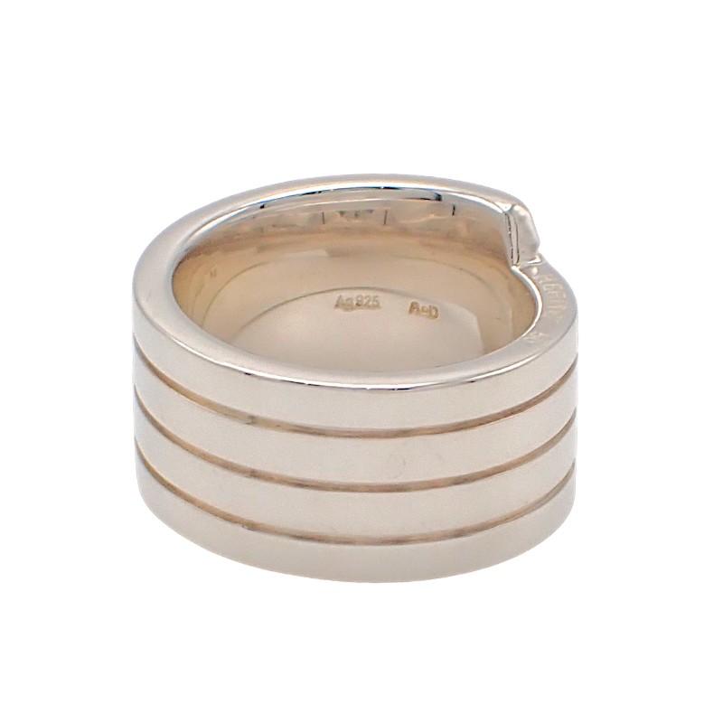 HERMES  #10(JP Size) 50  ring Silver Silver925 Women