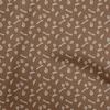 Cotton Flex Brown Fabric Leaves Sewing Craft Projects Fabric Prints By Yard 40 Inch