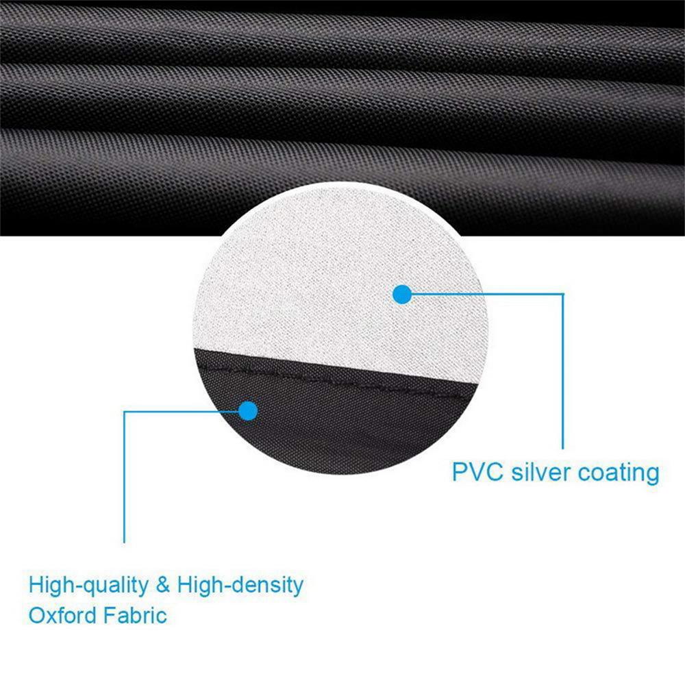 30inch Round Fire Pit Cover Waterproof Dirtproof Grill BBQ Protector Cover Black