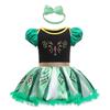 Princess Dress for Children and Cosplay Green Ribbon Original 90cm NT2229 [CREDIBLE] Babies, Costume, 3-Piece Set, (Princess Dress, Headband, Item)