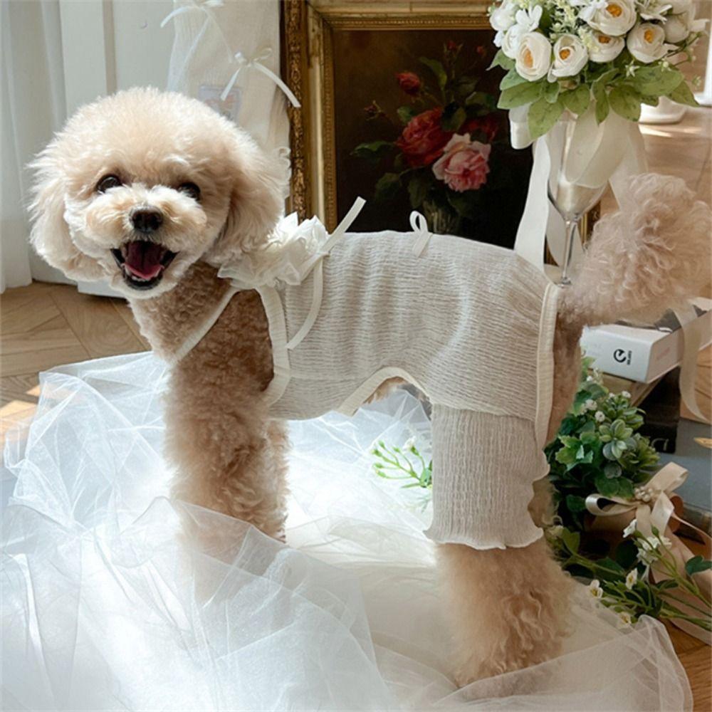 Breathable Summer Pet Vest Soft Dog Dress Fashion Cat Princess Skirt Spring Summer Autumn