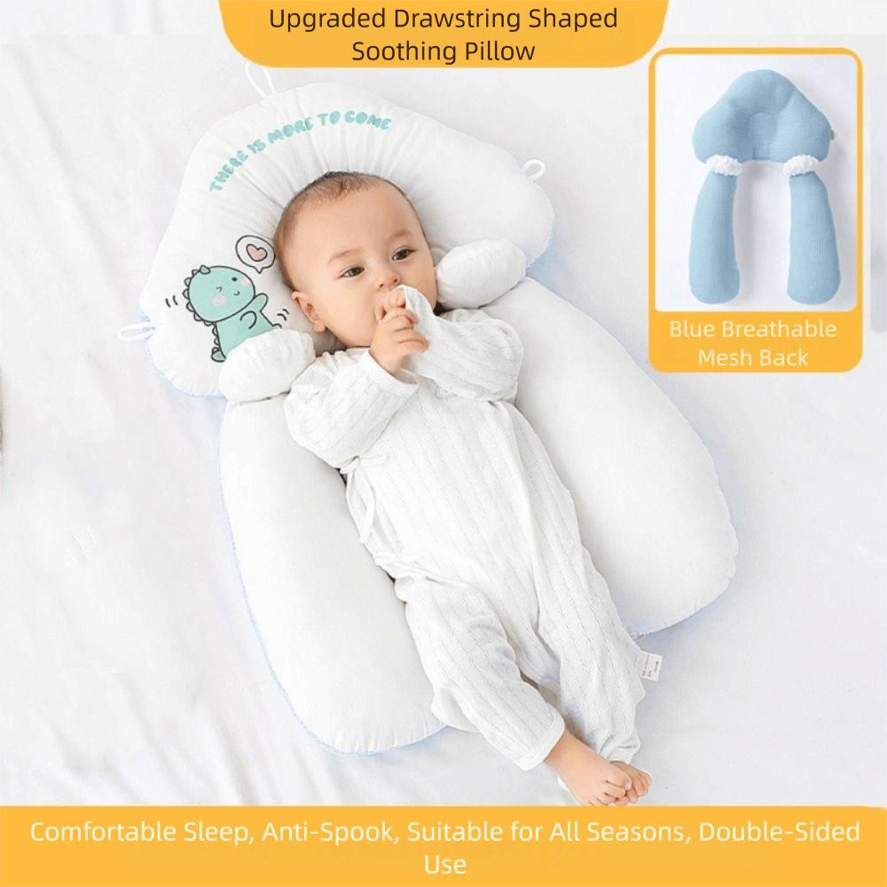 All-Season Material Newborn Soothing Pillow Drawstring Design Anti-Startle Pillow  Newborn Care