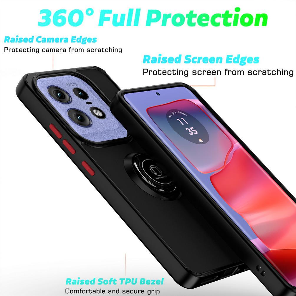 Военный держатель для брони, вращающийся кронштейн, чехол для Moto Edge 50 Pro 40 Neo Edge 40 X40 Edge 30 Neo 30 Ultra, подставка для пальцев, полная защита