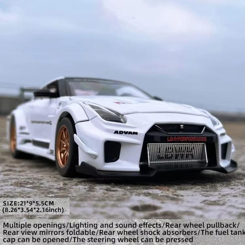 1:24 масштаба Pagani литая металлическая модель автомобиля из сплава, супер спортивная модель автомобиля, модные аксессуары, украшения для автомобиля со звуком и светом, подарок для мальчиков