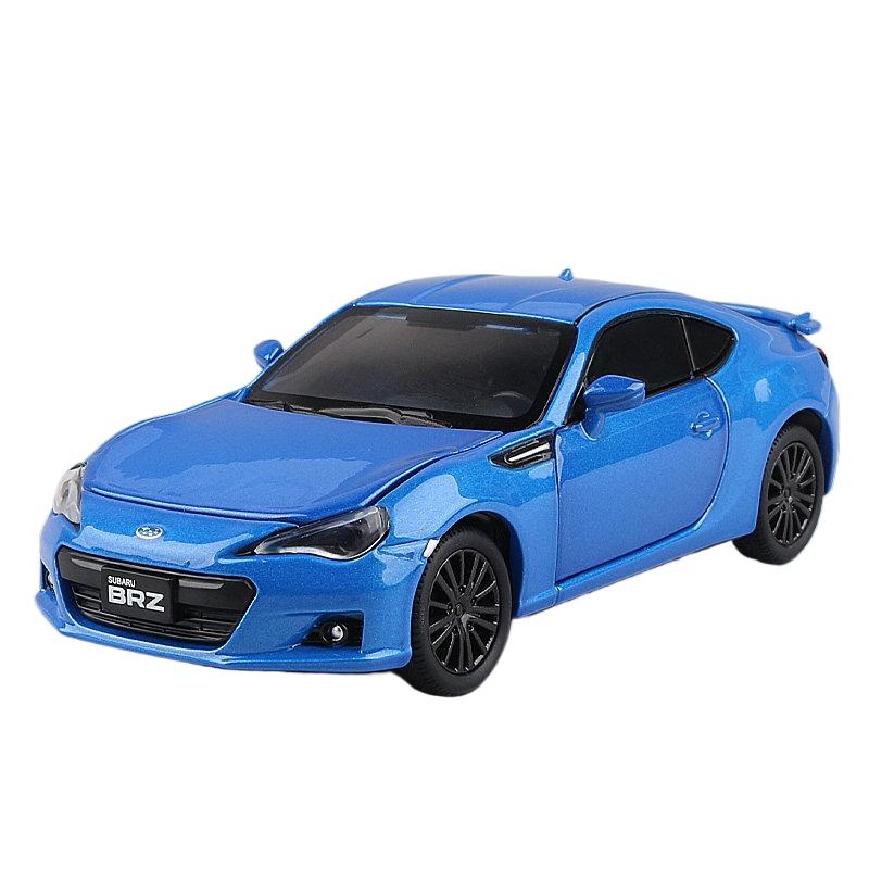 1/32 Модель спортивного автомобиля Subaru BRZ из сплава, Литой металлический игрушечный симулятор, Звук, Свет, Коллекционная серия, Подарок для детей