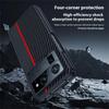 For TECNO Phantom V Fold2 Case Carbon Fiber Texture Leather + PC Anti-Drop Folding Phone Cover