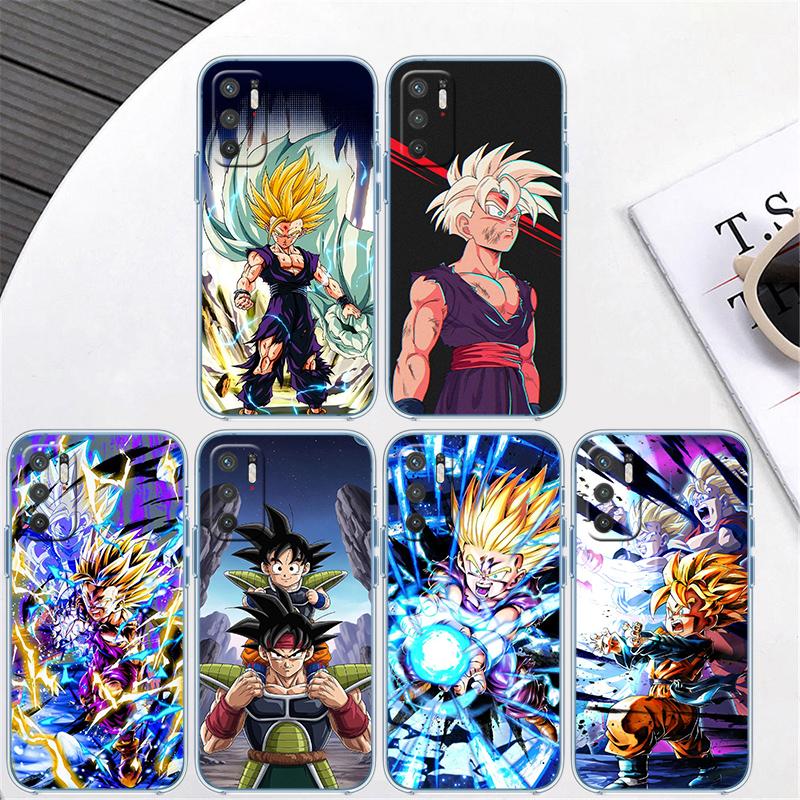 Dragon Ball Gohan Transparent Phone Case for Samsung Galaxy A04 A04S A14 A23 A34 A54 M23 M33 M52 M53