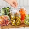 Heavy Fermentation Glass Weights Transparent Cheese Fermentation Lid Canning Weights  Canning