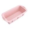 Baking Reusable Easy To Release High Temperature Resistant Bottom Line Design Bakeware Silicone Rectangle Shape Bread Mold