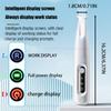 New Dog Paw Trimmer with LED Light Fully Waterproof Pet Hair Trimmer with LED Display Dog Clippers for Grooming 18mm Widen Blade