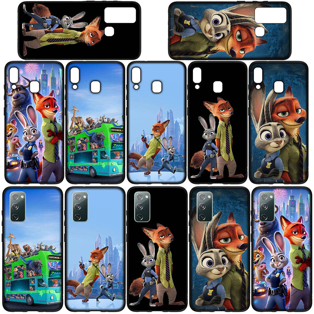 Для Samsung Galaxy S25 S24 S23 iPhone 17 16 15 Xiaomi Redmi Note 14 13 12 11 Plus Pro Max XR Чехол для телефона Zootopias 2 Джуди Ник Гэрис OPPO Huawei