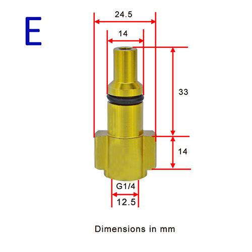 Пистолет для мойки высокого давления, байонетный соединитель, насадка для пены для снега, переходник насадки для пенопласта, переходник для мыльного пистолета
