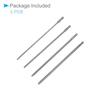 CoCud Hex Head Wrench Bit Hex 200mm S2 Alloy Steel Driver Bits Power Set of 4 Set, H3, H4, H5, H6, 1/4" Shank, Long, - (For Drills) -
