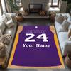 Kobe Customizable Name Carpet Perfect For Playrooms Entryway Dining Room Study Room Antislip Rug Office Home Decor Spiritual Gift