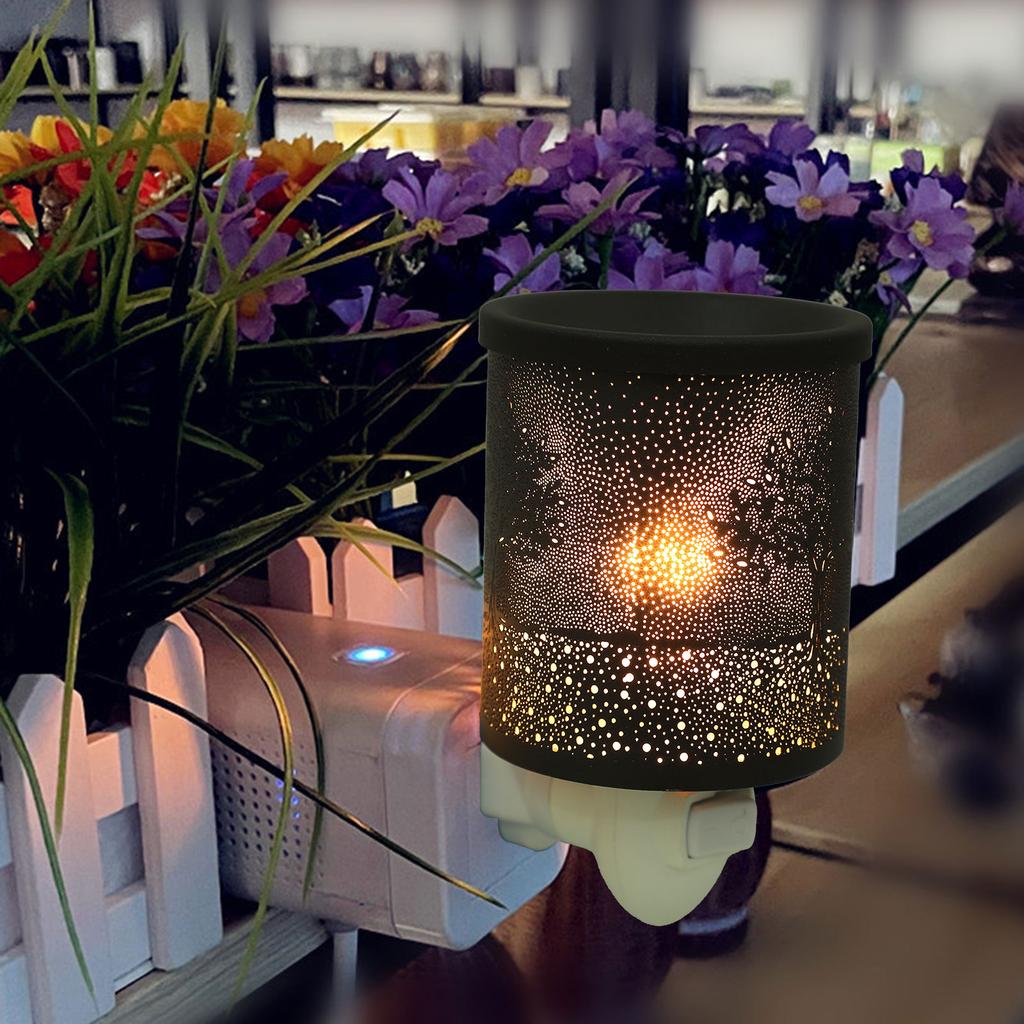 Аромалампа Электрический нагреватель для воска Кованый железный нагреватель для аромамасел Тающий воск для ароматерапии Офис