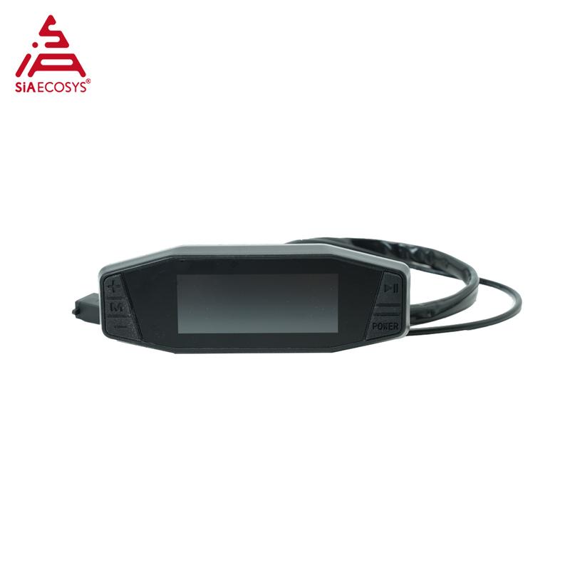 SiAECOSYS New 3.13inch TFT SCJ313 Speedometer CAN BUS and One-Lin Protocol for Electric Motorcycle Long Gauge Adjustable Display