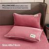 Milk Velvet Super Soft Fitted Sheet Flannel Elastic Band Mattress Cover Bedding Cover Mattress Cover