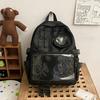 Школьная сумка в стиле коллаж для девочки-подростка Itabag Кавайный рюкзак Прозрачный рюкзак с сердцем JK Женский Новый 2026 Сумка для ноутбука