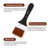 1pc Professional Flat Paint Brush Nylon Trim Art Paintbrush Wooden Handle for Gesso Stains Glues