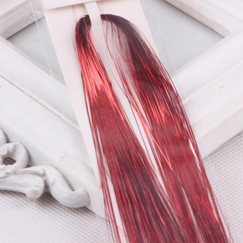 100 прядей голографических волос-дождика