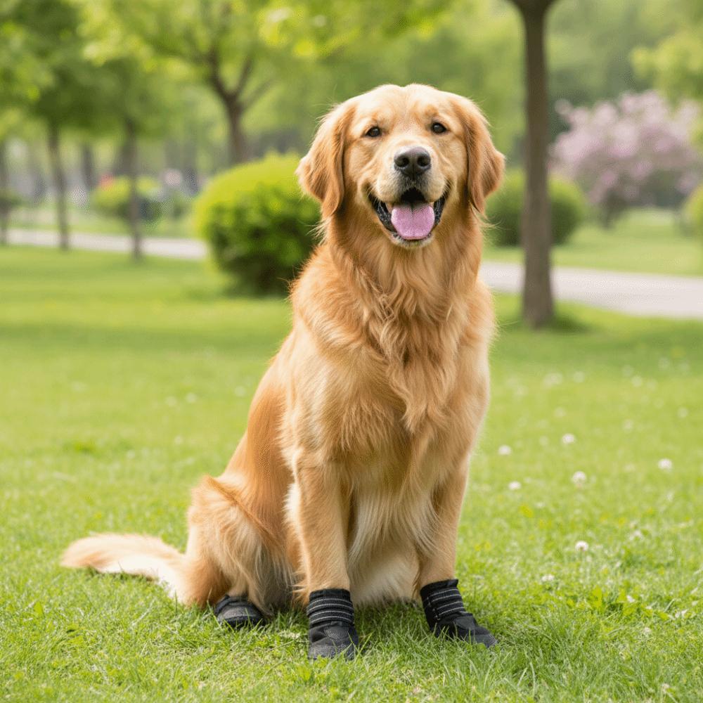 Adjustable Waterproof Dog Boots Comfortable Dog Foot Cover Dog Paw Protector  Rainy Days
