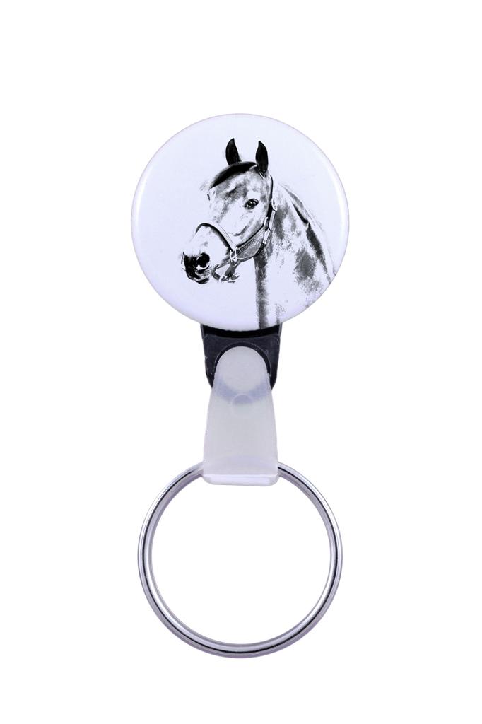 Morgan Horse - Unique Keychain with a Horse Picture, Handmade Product, Light and Handy Pendant from Art-Dog Brand
