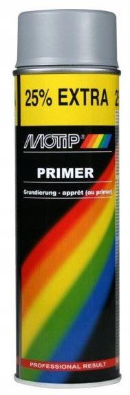 MOTIP PRIMER Acrylic Primer Spray 500ml GREY UNIVERSAL