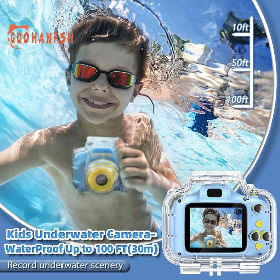 Детская камера для плавания — водонепроницаемая, пиксели высокой четкости, растягивающийся размер фотографий, спортивная съемка под водой, детская камера, детский подарок на день рождения