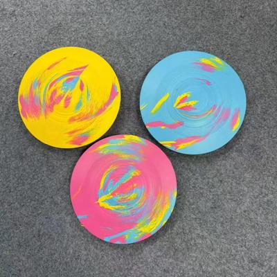 Космический диск-собачья игрушка с колокольчиком, 20 см
