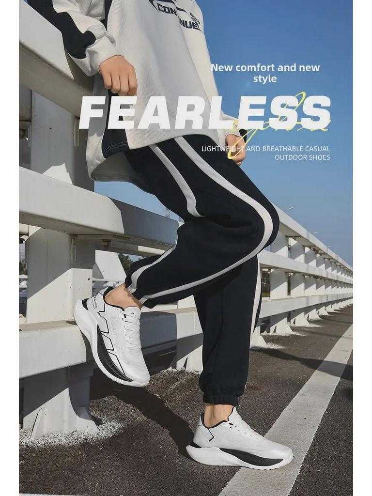 Мужские дышащие кроссовки в корейском стиле на толстой подошве, повседневные кроссовки большого размера