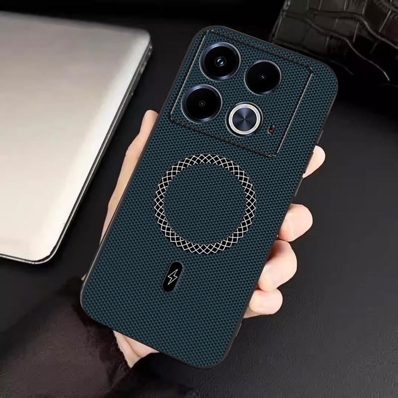 Biruiqu Infinix Note 40 Новый Ультратонкий Магнитный Кожаный Ударопоглощающий Защитный Чехол для Телефона