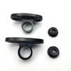 New 2x Black Motorcycle CNC Aluminum Rearview Mirror w/Fairing Adapters Mount Holder