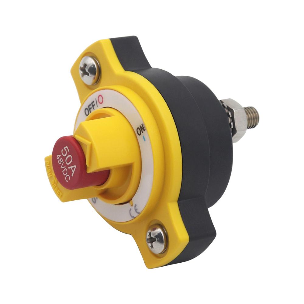 2 in 1 50A 48V Battery Switch Circuit Breaker