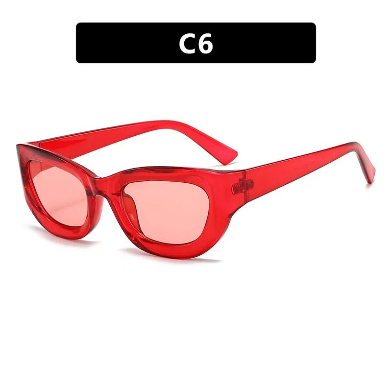 New Women Rectangle Vintage Sunglasses Fashion Design Retro Points Sun Glasses Female Lady Eyeglass Cat Eye Driver Goggles