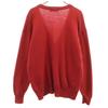 Yves Saint Laurent 90-е Старый Длинный рукав V-образный вырез Вязаный кардиган L Красный Женский Б/у