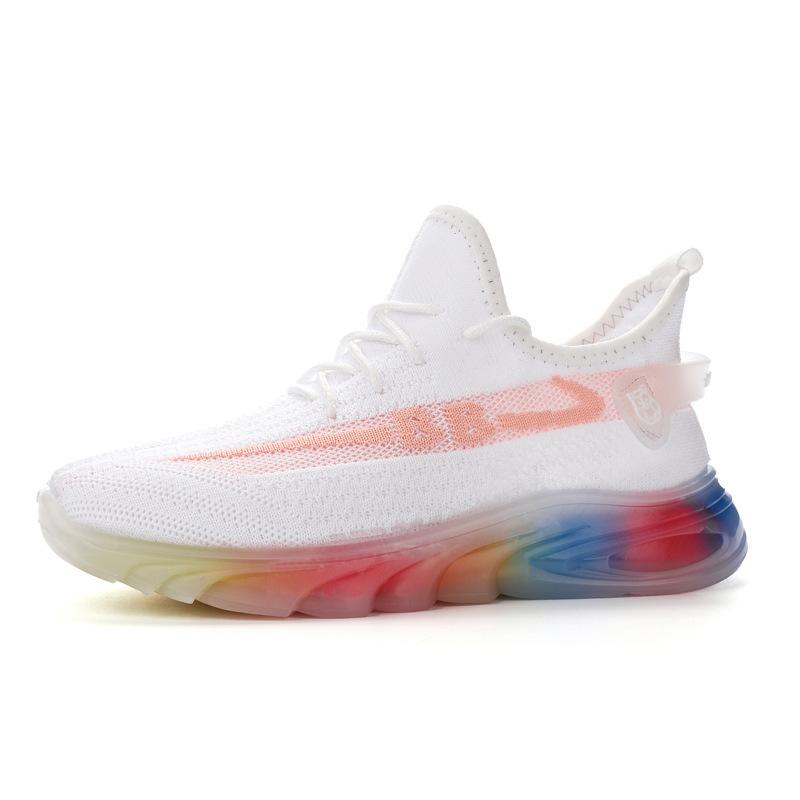 Осенняя новая женская обувь, модные трендовые кроссовки с гелевой подошвой, тканая дышащая повседневная обувь, удобная удобная обувь