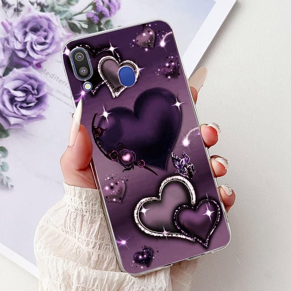 Для Samsung Galaxy M10 M20 M30 Чехол Новая Мода Расписная Крышка Прозрачный Силиконовый Мягкий Тонкий Чехол для Телефона Для Samsung M10 M20 M30 Fundas