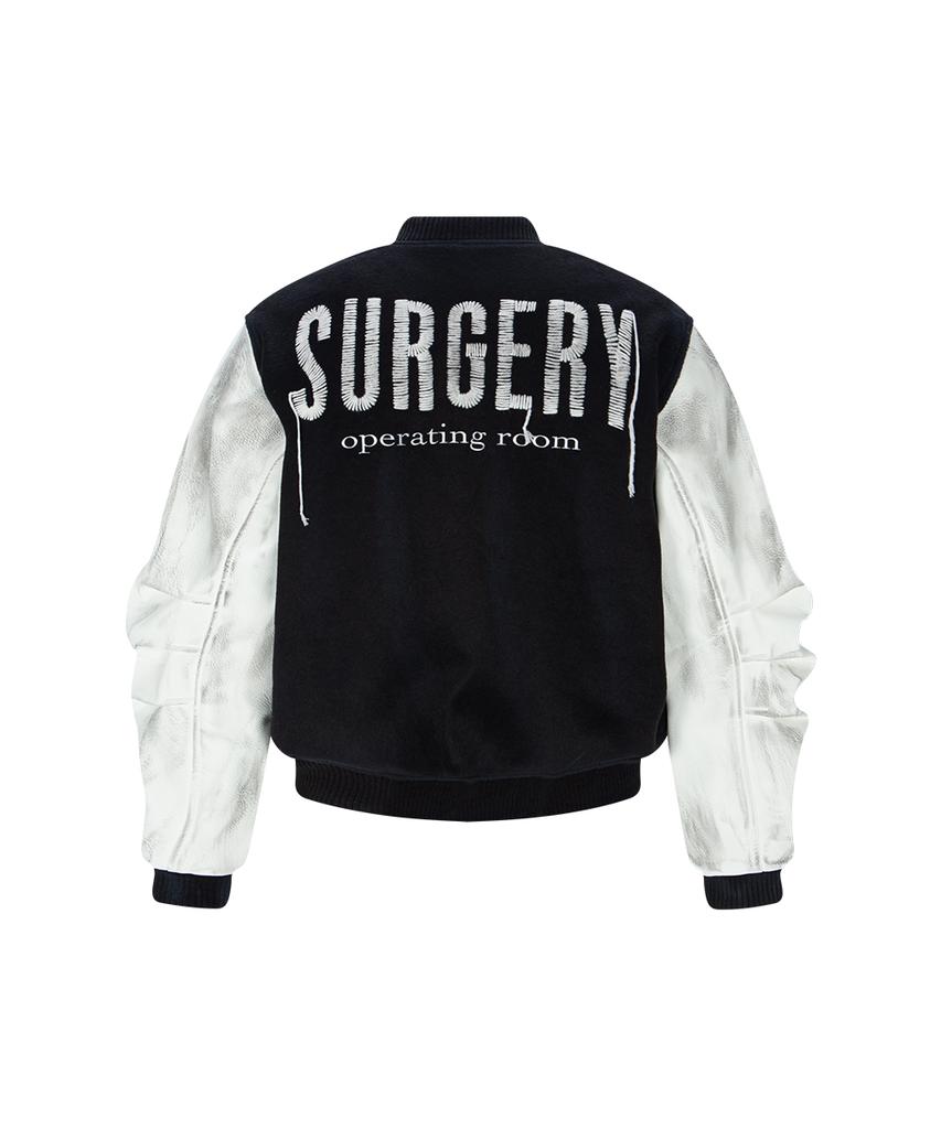 Surgery Clover Pulse Varsity Jacket Dirty