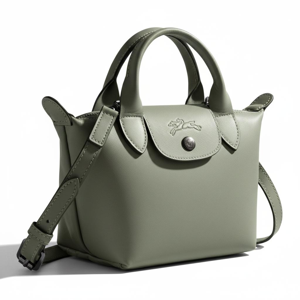 Longchamp Le Pliage Xtra Mini Handbag Women handbag Tundra-Green 1500987M62