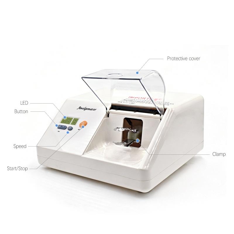 Машина для смешивания капсул с амальгамой металлическая цанга с функцией памяти бесшумный миксер стоматологическая клиника инструмент для смешивания для лабораторного оборудования