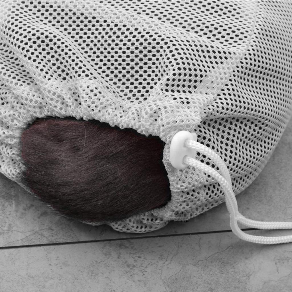 Pet Shower Net Bag Adjustable Multifunctional Breathable Anti-Bite Injection