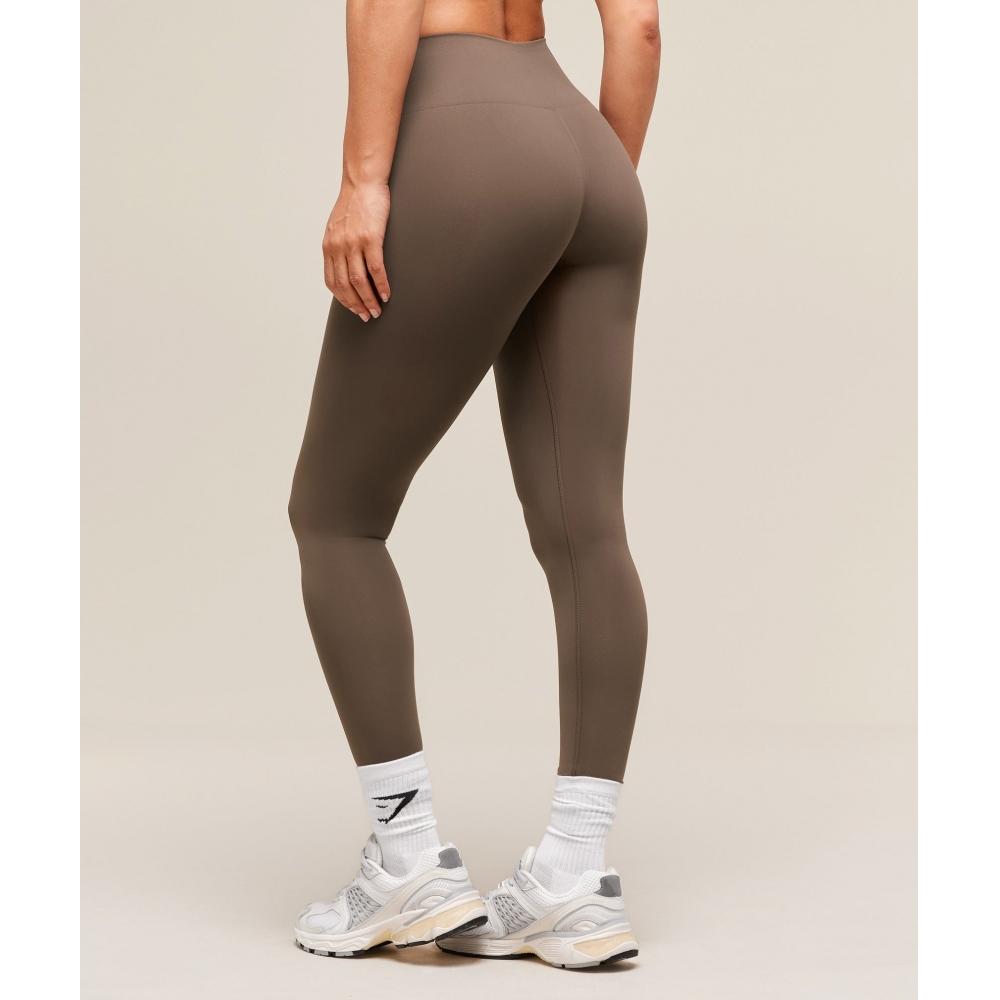 Gymshark Мягкие леггинсы Sculpt цвета орехового дерева B2c7t Nccz