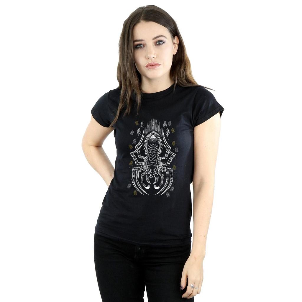 Harry Potter Womens/Ladies Aragog Line Art Cotton T-Shirt