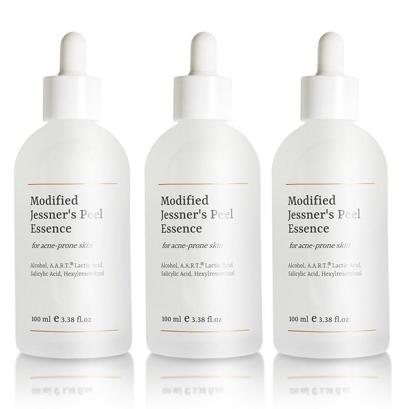 Milkin Jessner Peel Essence AHA BHA Facial Exfoliator Sebum Softener 100ml, 3 pcs