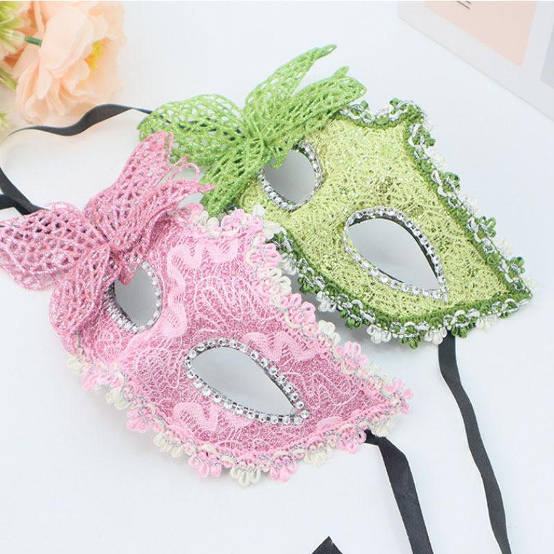 Princess Venetian Mask With Butterfly Design For And Costume Party