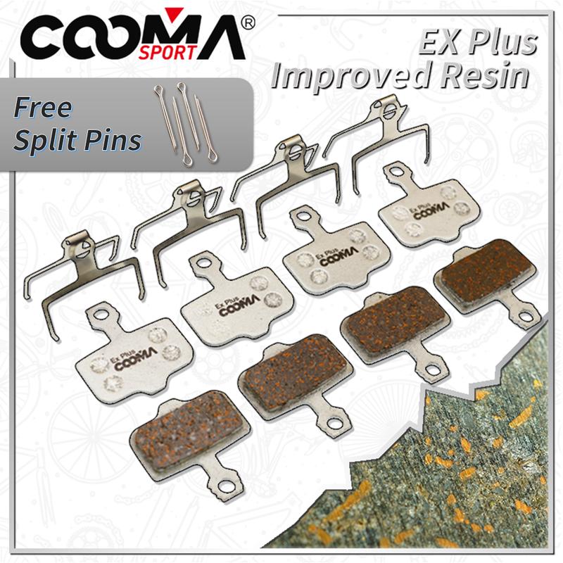 4 пары Тормозных колодок для дисковых тормозов велосипеда Ex Plus Для AVID Elixir DB1 DB3 DB5 SRAM LEVEL RED FORCE ETAP AXS HRD, Алюминиевая основа