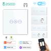 BSEED Wi-Fi Сенсорные выключатели для штор Умный электрический выключатель для штор с розеткой Type-c USB Управление через приложение Tuya Smart Life Стандарт EU