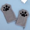 1 Pair Absorbent Pet Bath Gloves Quick Drying Dog Bath Supplies Dogs Paw Towel  for Cats and Dogs